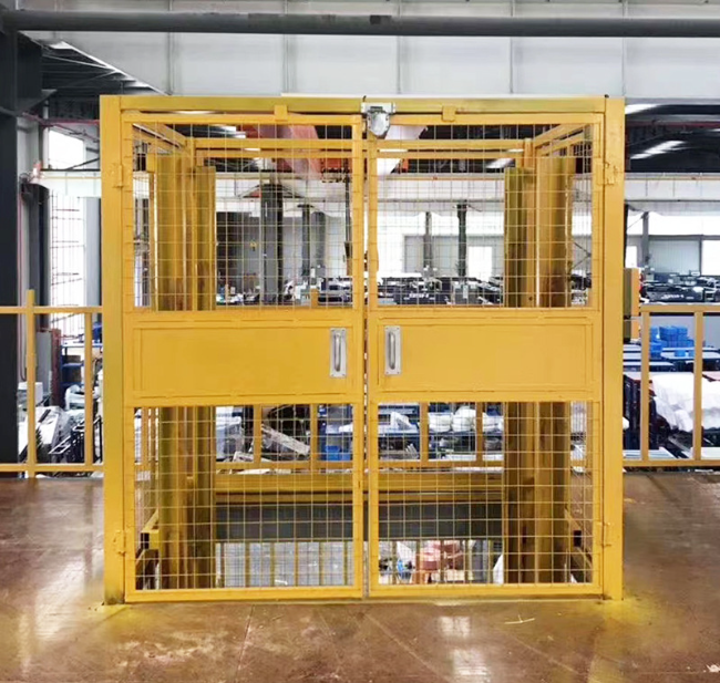 绥化智能导轨式升降机亮相